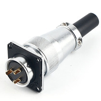 Connecteur personnalisé professionnel connecteur d'aviation AS24 prise de câble d'alimentation prise d'aviation prise WS24