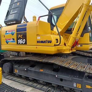 Selección óptima de excavadora Komatsu PC160 de segunda mano de alta calidad para ingeniería de terraplenes en carreteras municipales - Product Image 1