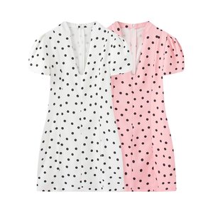 KAR&OT ZA Nuovo Arrivo Primavera/Estate 2026 per Donna: Mini Abito alla <span class=keywords><strong>Moda</strong></span> <span class=keywords><strong>e</strong></span> Versatile con Scollo a V <span class=keywords><strong>e</strong></span> Maniche a Bolla 26067 - Product Image 6