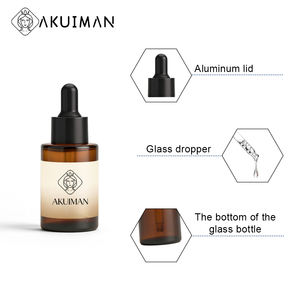 Envase de lujo con aplicador de 2oz para aceite de barba, botella vacía con gotero, precio razonable. - Product Image 4