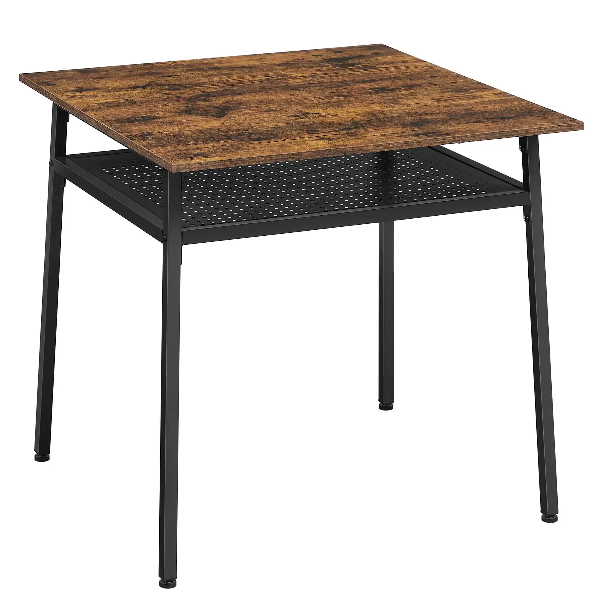 सस्ते औद्योगिक अन्य डाइनिंग रूम फर्नीचर डाइनिंग टेबल स्टोरेज कम्पार्टमेंट के साथ स्क्वायर किचन लकड़ी का डेस्क