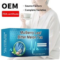 Tisane aux feuilles de mûrier et au melon amer 150g – Soutien digestif et confort post-repas pour adultes, Vrac OEM