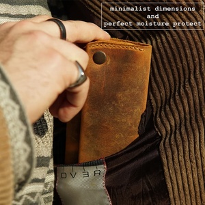 Borsa Porta Tabacco in Pelle Personalizzata, Sacchetto per Tabacco Fatto a Mano, Astucci per Tabacco Arrotolato - Product Image 5