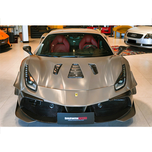Parachoques delantero de fibra de carbono DarwinPRO Challenge Evo para <span class=keywords><strong>488</strong></span> GTB Spider - Product Image 2