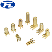 Conector de Antena Impermeable en Oferta, Mini Conector RF 1SMA-M/F para Montaje en PCB SMT