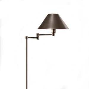 Lámpara de Pie de Esquina de Estilo Americano Retro y Antiguo, Decorativa, de Metal, con Brazos Plegables y Altura Ajustable - Product Image 1