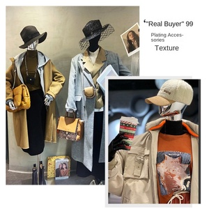 Espositore in Plastica per Modelli, Manichino a Mezzo Busto o Intero per Abbigliamento Femminile, Mano Nera Placcata, Accessori per Esposizione - Product Image 6