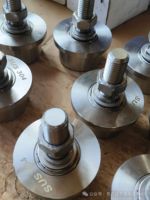 Rouleau de guidage à bride simple en acier inoxydable SUS304, roulement à galet de type goujon avec fixation intégrée par boulon P6