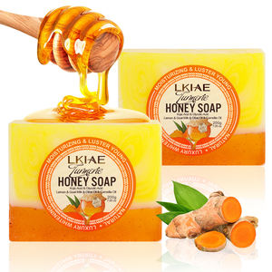 Savon de Bain Naturel Hondy au Curcuma, Miel et Citron, <span class=keywords><strong>Anti</strong></span>-Taches, Éclaircissant, Équilibrant et Hydratant, Marque Privée - Product Image 4