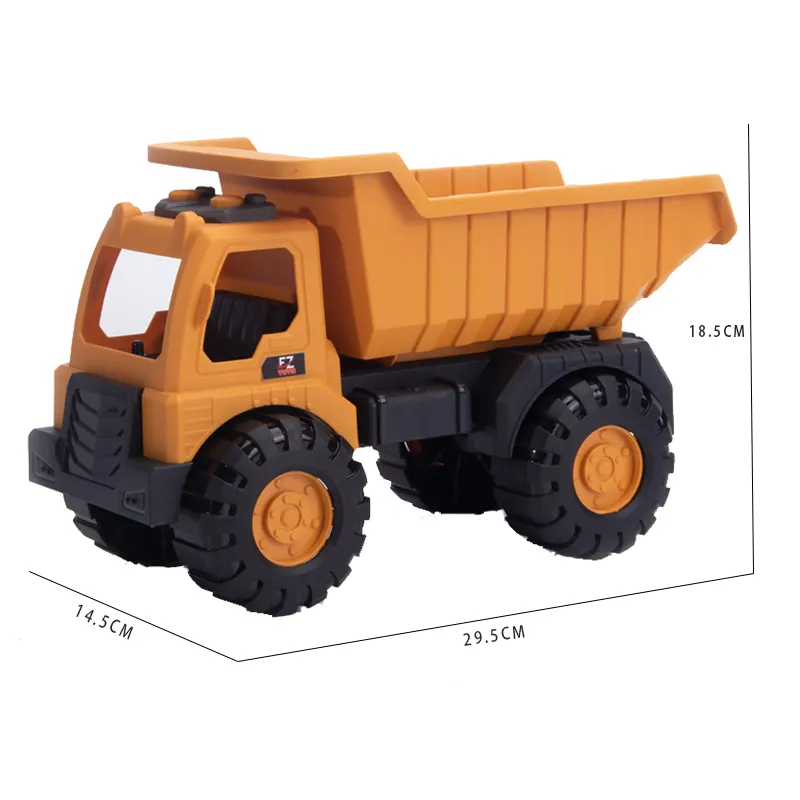 Best sale Engineering car toys Plastic sliding freewheel toy truck played with the sand for the children