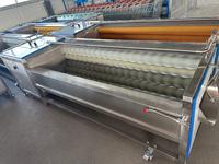 Rollengte 1000Mm 600 Kg/u Cassave Verwerking Machines Fruit Borstel Wasmachine Borstel Roller Groente Wasmachine Dunschiller