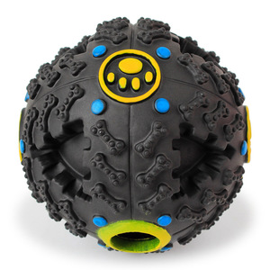 Interactive Squeaky Indestructible Leakage Food <b>Dog</b> Pet Toy <b>Ball</b> Food Chew Toy Durable <b>Dogs</b> Training Resistant to Bite - Product Image 3