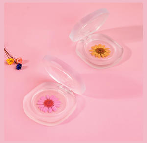 Crème blush gelée ambre transparente, rouge à lèvres et joues à changement de température, sans logo, double usage - Product Image 6