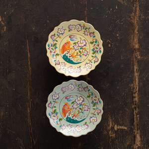 Plato de Porcelana Retro Chino con Diseño de Peces Koi, Plato para Frutas de Estilo Lujoso - Product Image 4