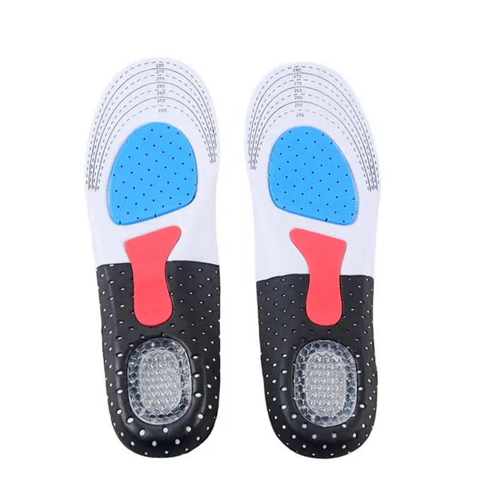 Semelles orthopédiques unisexes en Gel pour chaussures de Sport et de course, coussin d'insertion