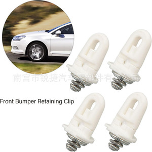 Citroen Peugeot Front <b>Bumper</b> Bracket <b>Clips</b> 743712 Plastic Nylon Fasteners For Repair Replace - Product Image 2