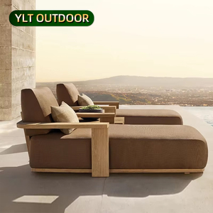 Chaises longues nordiques en teck <span class=keywords><strong>chaise</strong></span> de plage de jardin ensemble de mobilier d'extérieur chaises de plage piscine en teck <span class=keywords><strong>chaise</strong></span> de plage - Product Image 1