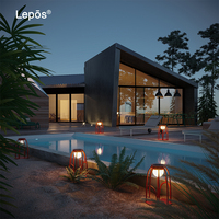 Lampe de table solaire LED en aluminium pour l'extérieur, avec option multicolore personnalisable, pour terrasses de café, hôtels, balcons, décorative