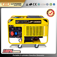 JLTPOWER JP1800 15KW Umweltfreundlicher Tragbarer 4-Takt Luftgekühlter Benzingenerator 9,0h Laufzeit 25L Kraftstofftank 999CC