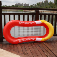 Lit flottant de plage de hamac d'eau gonflable de piscine de PVC de lit d'eau de piscine