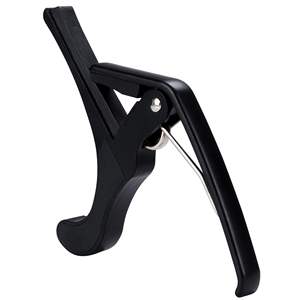 Capo ajustable de aluminio para guitarra, acabado negro, accesorio para instrumentos de cuerda de guitarra acústica - Product Image 4