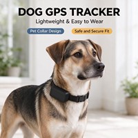 Traceur GPS 4G Yuntrack CJ230-4G - Étanche IPX5, Suivi en Temps Réel, Conception Confortable et Discrète pour Chiens et Petits Animaux