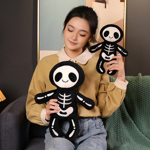 Jouets squelette d'Halloween, squelette d'horreur <span class=keywords><strong>Bob</strong></span> en peluche, cadeau d'Halloween, peluche effrayante - Product Image 6