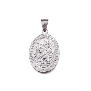2020 Stainless Steel Anak Laki-laki Saint Emas <span class=keywords><strong>St</strong></span> <span class=keywords><strong>Christopher</strong></span> Liontin - Product Image 2