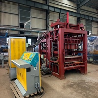 Machine à blocs hydraulique automatique QT4-15 sans moulage à chaud, presse hydraulique pour la fabrication de briques de pavage en béton