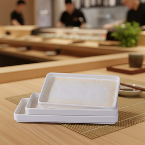 أطباق عشاء مستطيلة من الميلامين مقاس 8.7 بوصة بتصميم جديد وطباعة مميزة بسعر المصنع المباشر - Product Image 4