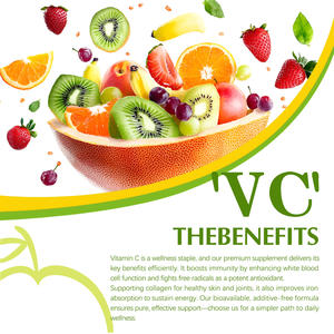 Cápsulas de Vitamina C Natural - Ácido Ascórbico, Sin OMG, Certificado GMP, Suministro a Granel para la Salud Inmunológica y de la Piel - Product Image 3