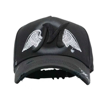 Topi Snapback Gorras Bling Rhinestone Putih Premium Katun Vintage Washed Finish Pria Wanita