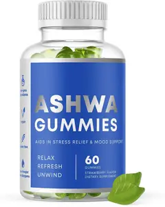 안티 불안 gummies Suppliers-영양 Ashwagandha Gummies 스트레스 릴리프 거미 비타민 | 안티 불안 보충 De-스트레스 및 진정