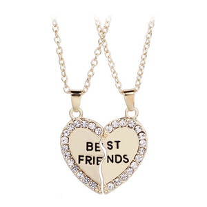 Moda <span class=keywords><strong>3</strong></span> mejor amigo collar conjunto BFF collar Conjunto Mujeres Joyería <span class=keywords><strong>de</strong></span> moda <span class=keywords><strong>mejores</strong></span> amigos corazón <span class=keywords><strong>collares</strong></span> <span class=keywords><strong>para</strong></span> 2 <span class=keywords><strong>3</strong></span> 4 - Product Image 6
