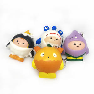 พวงกุญแจตุ๊กตาการ์ตูนนุ่มนิ่ม 3 มิติ สำหรับเด็กและผู้ใหญ่ ช่วยคลายเครียด - Product Image 3