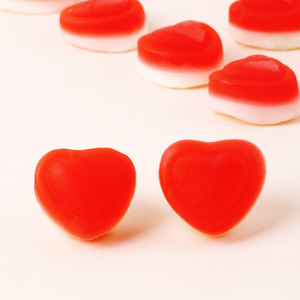 Vente en gros de bonbons gélifiés halal en forme de cœur, personnalisés, en vrac, saveurs de fruits assorties, sucrés et acidulés - Product Image 2