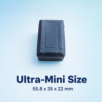Localizador GPS para Vehículos con Carga Inalámbrica 4G LTE Cat1, 800mAh, Compatible con GPS, BDS, GLONASS, WiFi, LBS, Rastreador GPS Mini en Tiempo Real