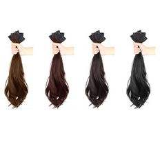 Postiche naturelle à ondes longues avec épingle serrée Partie de sorcière Accessoires de coiffure - Product Image 1