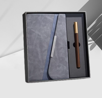 Ensemble cadeau d'entreprise personnalisé fait main avec impression UV - Gobelet isotherme en papier avec couvercle de voyage et boîte cadeau de luxe