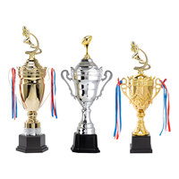 Copa de Trofeo de Plástico de Diseño Personalizado de Alta Calidad para Torneos de Rugby y Fútbol Americano