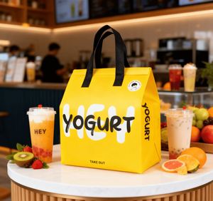 Customizable Reusable Eco Friendly Aluminum Foil Small Takeaway Bags Premium Self Seal Black Restaurant to Go Bags with Logos - Product Image 2