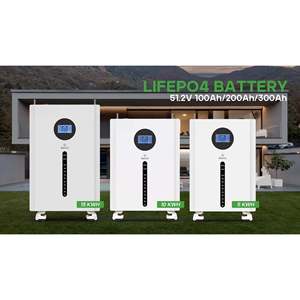 Système d'énergie solaire domestique au lithium-ion 48V 100Ah 5KWh, ensemble de batteries de qualité IP65 avec BMS, couverture complète du réseau 200Ah 300Ah 10KWh 15KWh - Product Image 1