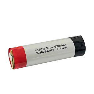 Batterie cylindrique Li-ion rechargeable 13450 3.7V 650mAh - Product Image 3