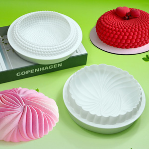 Moule à gâteau en silicone écologique pour gâteaux, mousses, décoration, outils de pâtisserie, moule à chocolat, fondant, dessert, plaque de cuisson - Product Image 1
