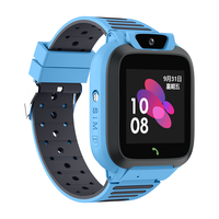 Reloj Inteligente para Niños Q18 al por Mayor, HW-C6 Cuadrado, Tarjeta SIM 4G, Función de Llamada, Rastreador GPS LBS, Resistente al Agua IP65, Regalo para Niños