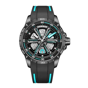 Sport Fashion luxury oem custom logo waterproof hollow relojes Tourbillon Automatic mechanical watch for man