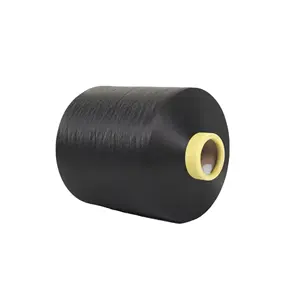 Bán buôn cung cấp AA lớp 100% Polyester Filament sợi dty 150D/48F Sim đen số lượng lớn giảm giá