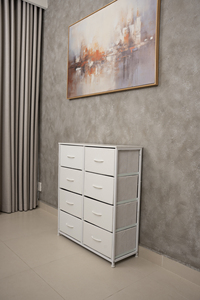Proveedor Mayorista de Armarios Modernos para Sala de Estar, Armarios Independientes de Tela, Duraderos, de Acero Inoxidable, Panel de MDF, Pino, Varios Colores - Product Image 2