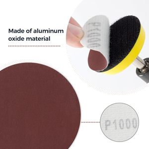 <span class=keywords><strong>2</strong></span>-Дюймовая бездырковая наждачная бумага 1000 с крючком и петлей, орбитальная шлифовальная колодка, настраиваемая поддержка OEM для шлифовальной дрели - Product Image 4