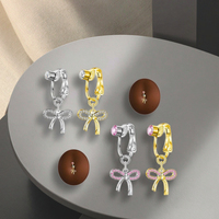Faux nombril anneau Zircon mignon arc faux Piercing nombril bijoux Non Piercing corps bijoux Sexy femmes hommes Piercing